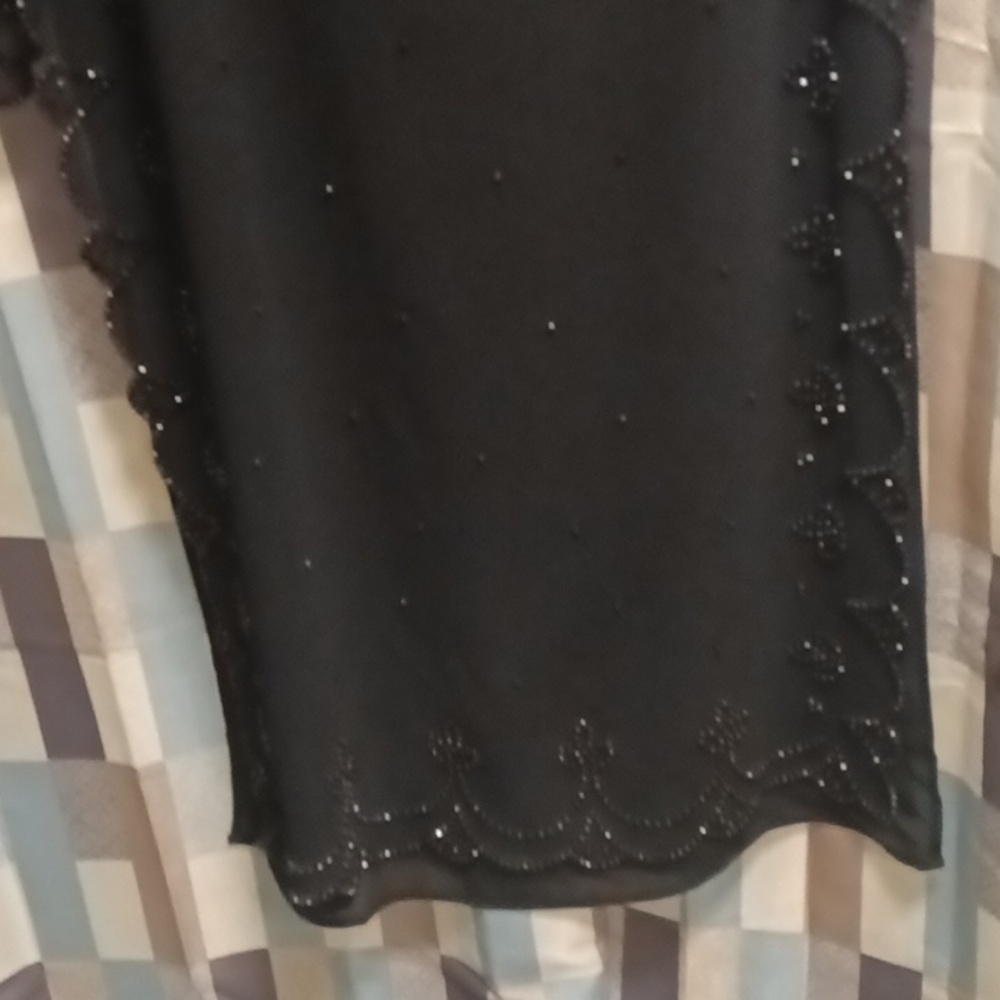 FINAL PRICE J. R. NITES BY CALIENDO 2-pc  beaded scalloped blouse/maxi skirt 6 - Picture 16 of 16